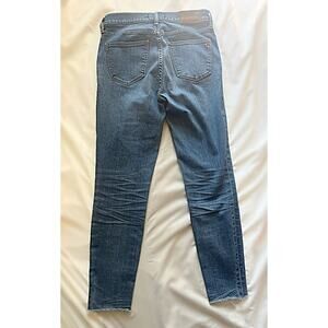 Madewell 9” High-Rise Skinny Skinny Jeans Women’s 27 Denim Button Fly Raw Hem